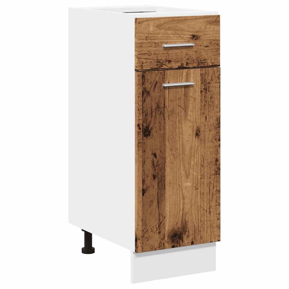 vidaXL Dulap inferior cu sertar “Lyon” lemn vechi 30x46x81,5cm