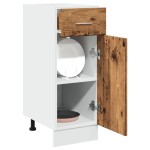 vidaXL Dulap inferior cu sertar “Lyon” lemn vechi 30x46x81,5cm