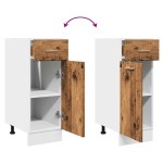 vidaXL Dulap inferior cu sertar “Lyon” lemn vechi 30x46x81,5cm