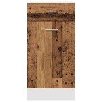 vidaXL Dulap inferior cu sertar “Lyon” lemn vechi 40x46x81,5cm