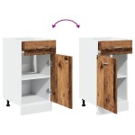 vidaXL Dulap inferior cu sertar “Lyon” lemn vechi 40x46x81,5cm