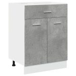 vidaXL Dulap inferior cu sertar “Lyon”, gri beton, 60 x 46 x 81,5 cm