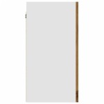 vidaXL Dulap de sticlă suspendat “Lyon”, stejar artizanal, 40x31x60 cm