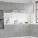 vidaXL Dulap suspendat “Lyon”, gri beton, 30x31x60 cm, PAL vidaXL Dulap suspendat “Lyon”, gri beton, 30x31x60 cm, PAL