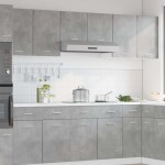 vidaXL Dulap suspendat “Lyon”, gri beton, 50 x 31 x 60 cm, PAL vidaXL Dulap suspendat “Lyon”, gri beton, 50 x 31 x 60 cm, PAL