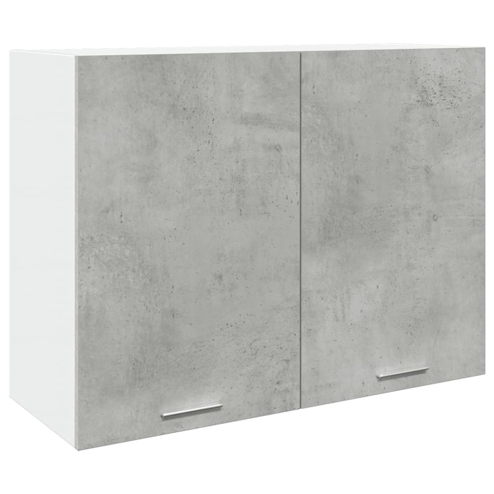 vidaXL Dulap suspendat “Lyon”, gri beton, 80 x 31 x 60 cm, PAL