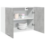vidaXL Dulap suspendat “Lyon”, gri beton, 80 x 31 x 60 cm, PAL vidaXL Dulap suspendat “Lyon”, gri beton, 80 x 31 x 60 cm, PAL