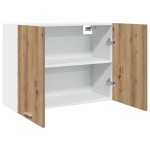vidaXL Dulap suspendat “Lyon”, stejar artizanal, 80x31x60 cm