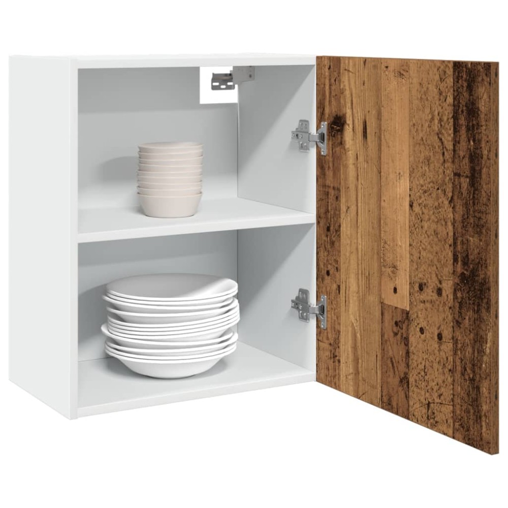 vidaXL Dulapuri suspendate “Lyon” 2 buc. lemn vechi 50x31x60cm