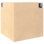 vidaXL Dulap de colț suspendat “Lyon” Stejar artizanal lemn prelucrat