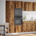 vidaXL Dulap cuptor microunde “Lyon”, Lemn vechi, 60 x 57 x 207 cm vidaXL Dulap cuptor microunde “Lyon”, Lemn vechi, 60 x 57 x 207 cm