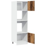 vidaXL Dulap cuptor microunde “Lyon”, Lemn vechi, 60 x 57 x 207 cm vidaXL Dulap cuptor microunde “Lyon”, Lemn vechi, 60 x 57 x 207 cm