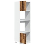 vidaXL Dulap cuptor microunde “Lyon”, Lemn vechi, 60 x 57 x 207 cm vidaXL Dulap cuptor microunde “Lyon”, Lemn vechi, 60 x 57 x 207 cm