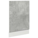 vidaXL Panou frontal mașină spălat vase “Lyon”, gri beton, 45x3x67 cm