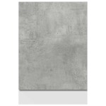 vidaXL Panou frontal mașină spălat vase “Lyon”, gri beton, 45x3x67 cm