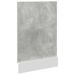 vidaXL Panou frontal mașină spălat vase “Lyon”, gri beton, 45x3x67 cm