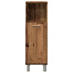 vidaXL Dulap de baie, lemn vechi, 30x30x95 cm, PAL