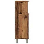 vidaXL Dulap de baie, lemn vechi, 30x30x95 cm, PAL