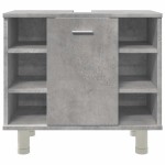 vidaXL Dulap de baie, gri beton, 60 x 32 x 53,5 cm, PAL