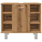vidaXL Dulap pentru baie stejar artizanal, 60x32x53,5cm lemn prelucrat vidaXL Dulap pentru baie stejar artizanal, 60x32x53,5cm lemn prelucrat