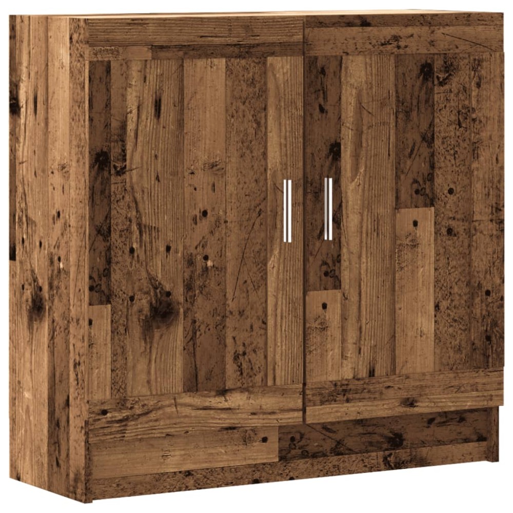 vidaXL Bibliotecă, lemn vechi, 82,5x30,5x80 cm, lemn prelucrat