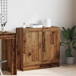 vidaXL Bibliotecă, lemn vechi, 82,5x30,5x80 cm, lemn prelucrat vidaXL Bibliotecă, lemn vechi, 82,5x30,5x80 cm, lemn prelucrat
