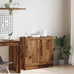 vidaXL Bibliotecă, lemn vechi, 82,5x30,5x80 cm, lemn prelucrat vidaXL Bibliotecă, lemn vechi, 82,5x30,5x80 cm, lemn prelucrat