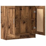 vidaXL Bibliotecă, lemn vechi, 82,5x30,5x80 cm, lemn prelucrat vidaXL Bibliotecă, lemn vechi, 82,5x30,5x80 cm, lemn prelucrat