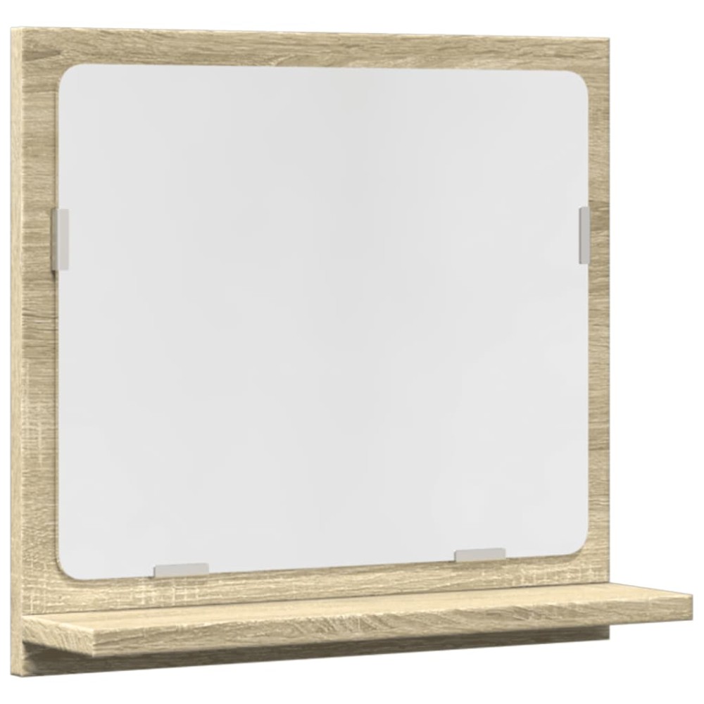 vidaXL Dulap baie cu oglindă stejar sonoma 40x11x37 cm lemn compozit