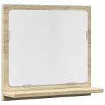 vidaXL Dulap baie cu oglindă stejar sonoma 40x11x37 cm lemn compozit vidaXL Dulap baie cu oglindă stejar sonoma 40x11x37 cm lemn compozit