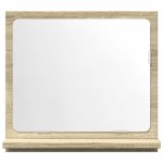 vidaXL Dulap baie cu oglindă stejar sonoma 40x11x37 cm lemn compozit vidaXL Dulap baie cu oglindă stejar sonoma 40x11x37 cm lemn compozit