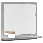 vidaXL Dulap baie cu oglindă, gri beton, 40x11x37 cm, lemn prelucrat vidaXL Dulap baie cu oglindă, gri beton, 40x11x37 cm, lemn prelucrat