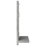 vidaXL Dulap baie cu oglindă, gri beton, 40x11x37 cm, lemn prelucrat vidaXL Dulap baie cu oglindă, gri beton, 40x11x37 cm, lemn prelucrat