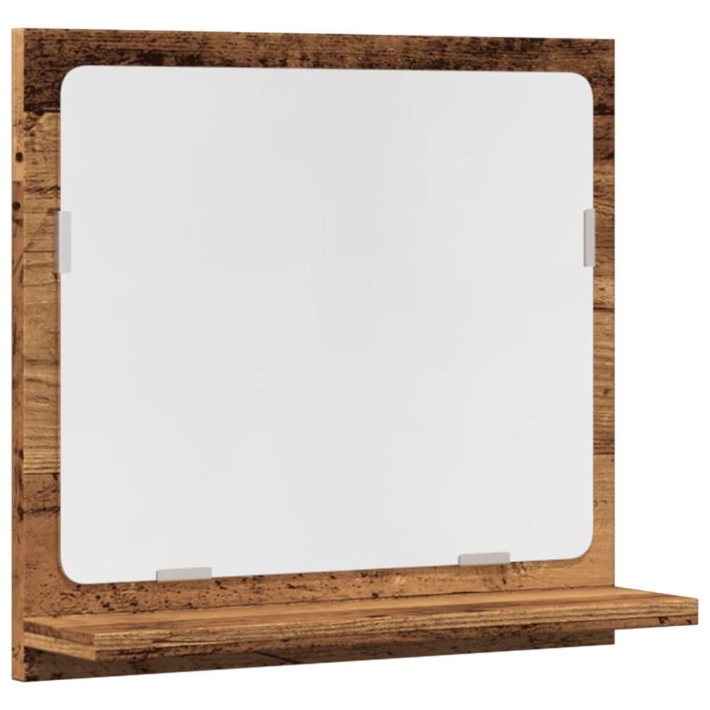 vidaXL Dulap baie cu oglindă, lemn vechi, 40x11x37 cm, lemn prelucrat