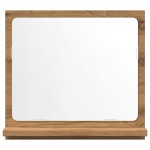 vidaXL Dulap baie cu oglindă stejar artizanal 40x11x37 cm, lemn vidaXL Dulap baie cu oglindă stejar artizanal 40x11x37 cm, lemn