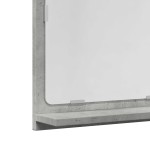 vidaXL Dulap baie cu oglindă, gri beton, 60x11x37 cm, lemn prelucrat vidaXL Dulap baie cu oglindă, gri beton, 60x11x37 cm, lemn prelucrat