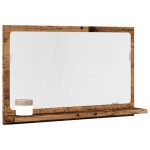 vidaXL Dulap baie cu oglindă, lemn vechi, 60x11x37 cm, lemn prelucrat vidaXL Dulap baie cu oglindă, lemn vechi, 60x11x37 cm, lemn prelucrat