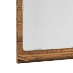 vidaXL Dulap baie cu oglindă, lemn vechi, 60x11x37 cm, lemn prelucrat vidaXL Dulap baie cu oglindă, lemn vechi, 60x11x37 cm, lemn prelucrat