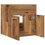 vidaXL Dulap chiuvetă baie, lemn vechi, 41x38,5x46 cm, lemn prelucrat vidaXL Dulap chiuvetă baie, lemn vechi, 41x38,5x46 cm, lemn prelucrat