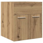 vidaXL Dulap chiuvetă baie, stejar artizanal 41x38,5x46 cm lemn vidaXL Dulap chiuvetă baie, stejar artizanal 41x38,5x46 cm lemn