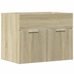 vidaXL Dulap de chiuvetă, stejar Sonoma, 60x38,5x46 cm, PAL vidaXL Dulap de chiuvetă, stejar Sonoma, 60x38,5x46 cm, PAL