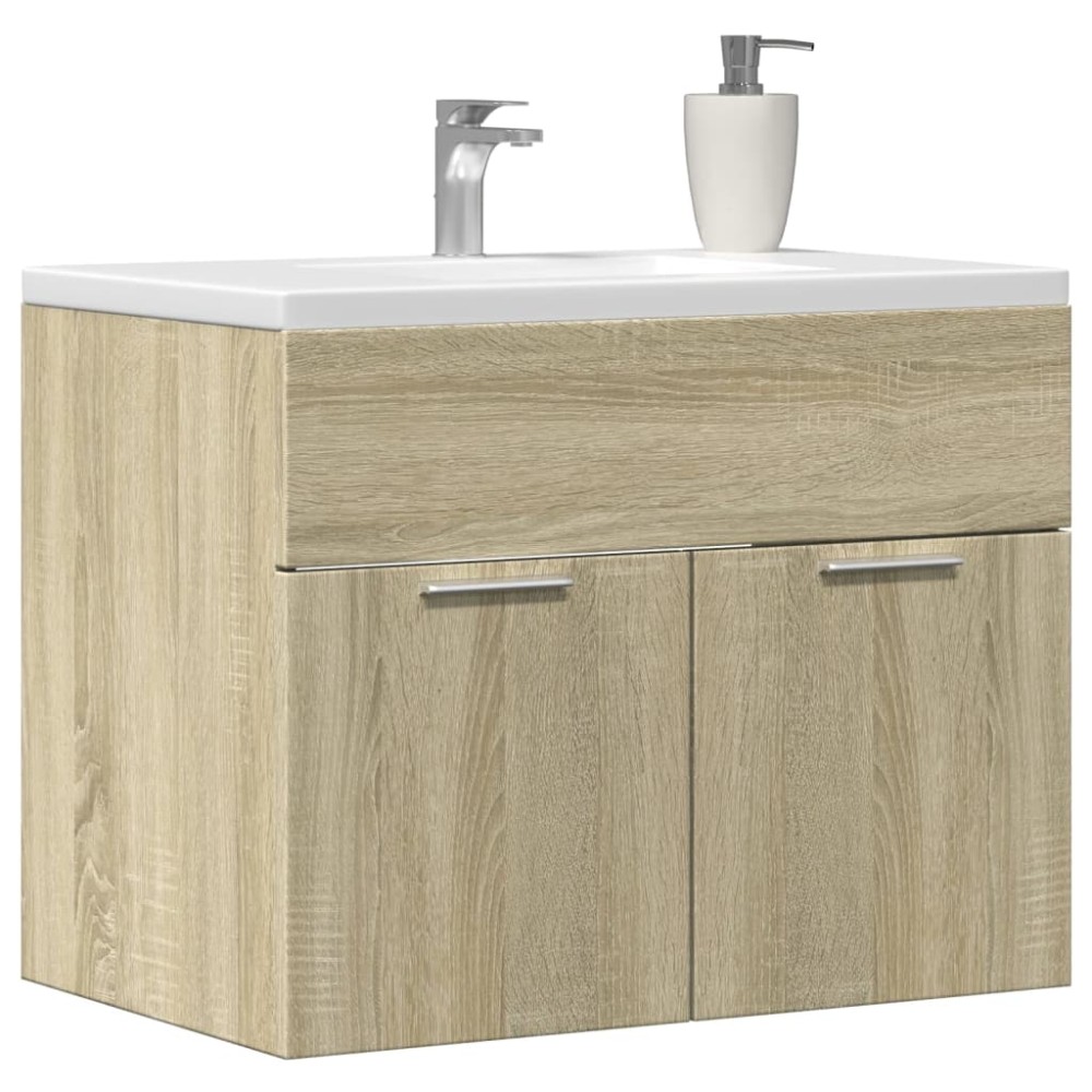 vidaXL Dulap de chiuvetă, stejar Sonoma, 60x38,5x46 cm, PAL