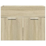vidaXL Dulap de chiuvetă, stejar Sonoma, 60x38,5x46 cm, PAL vidaXL Dulap de chiuvetă, stejar Sonoma, 60x38,5x46 cm, PAL