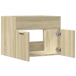 vidaXL Dulap de chiuvetă, stejar Sonoma, 60x38,5x46 cm, PAL vidaXL Dulap de chiuvetă, stejar Sonoma, 60x38,5x46 cm, PAL