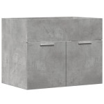 vidaXL Dulap de chiuvetă, gri beton, 60x38,5x46 cm, PAL vidaXL Dulap de chiuvetă, gri beton, 60x38,5x46 cm, PAL