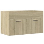 vidaXL Dulap de chiuvetă, stejar Sonoma, 80x38,5x46 cm, PAL vidaXL Dulap de chiuvetă, stejar Sonoma, 80x38,5x46 cm, PAL