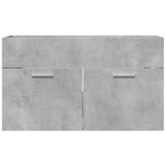 vidaXL Dulap de chiuvetă, gri beton, 80x38,5x46 cm, PAL vidaXL Dulap de chiuvetă, gri beton, 80x38,5x46 cm, PAL