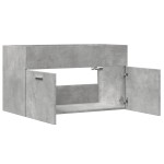 vidaXL Dulap de chiuvetă, gri beton, 80x38,5x46 cm, PAL vidaXL Dulap de chiuvetă, gri beton, 80x38,5x46 cm, PAL