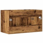vidaXL Dulap chiuvetă baie, lemn vechi, 80x38,5x46 cm, lemn prelucrat