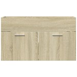 vidaXL Dulap chiuvetă baie, stejar sonoma 90x38,5x46 cm lemn prelucrat vidaXL Dulap chiuvetă baie, stejar sonoma 90x38,5x46 cm lemn prelucrat